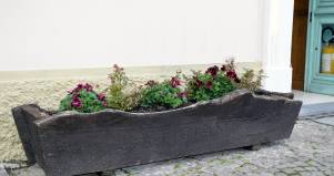 Fioriera in legno rustica